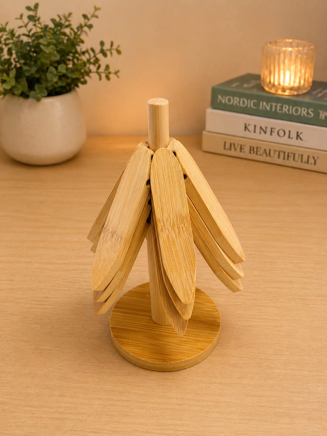 BAMBU NİHALE 3 LÜ ( AÇIK RENK )